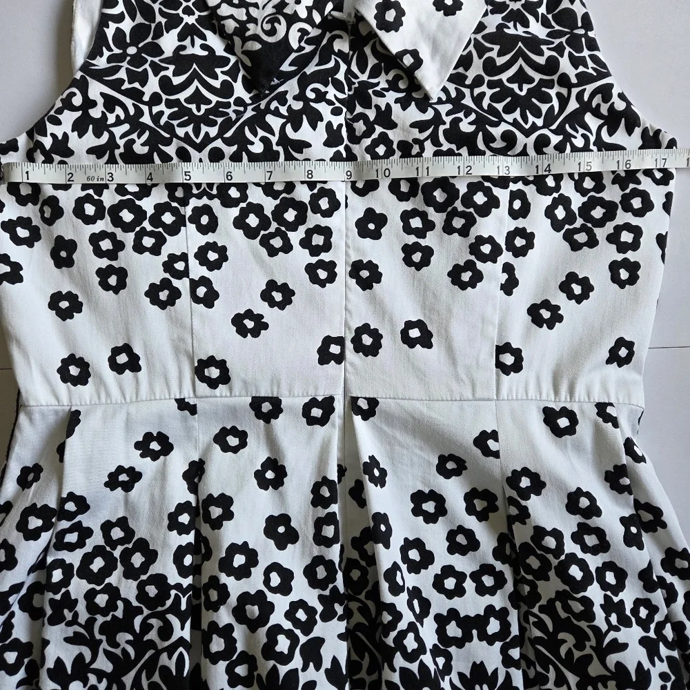 Donna Morgan Black and White Floral Dress - Picture 6 of 12